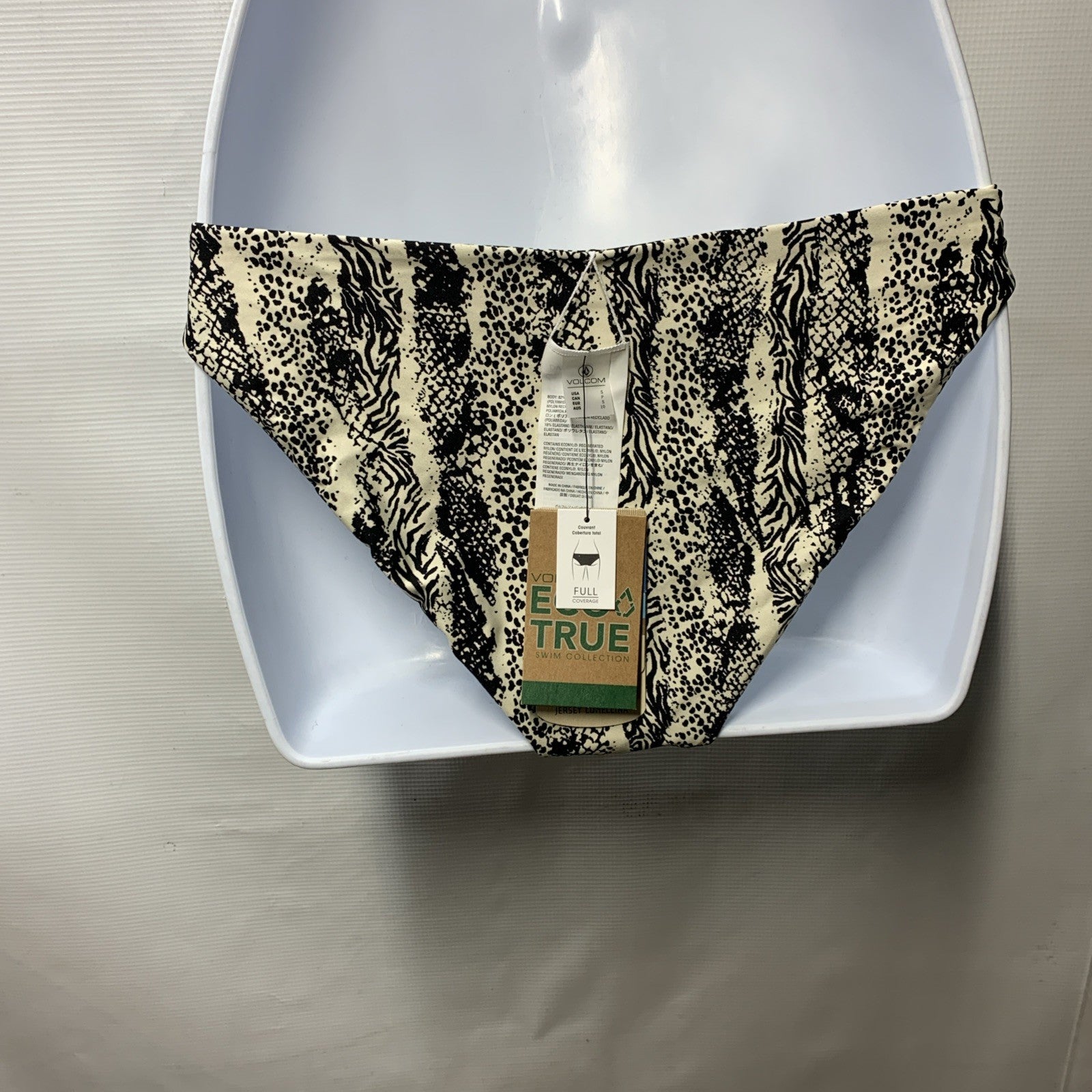 Volcom Women's Spirit Animal Hipster Swimwear Bottoms Brief Size Small Underwear