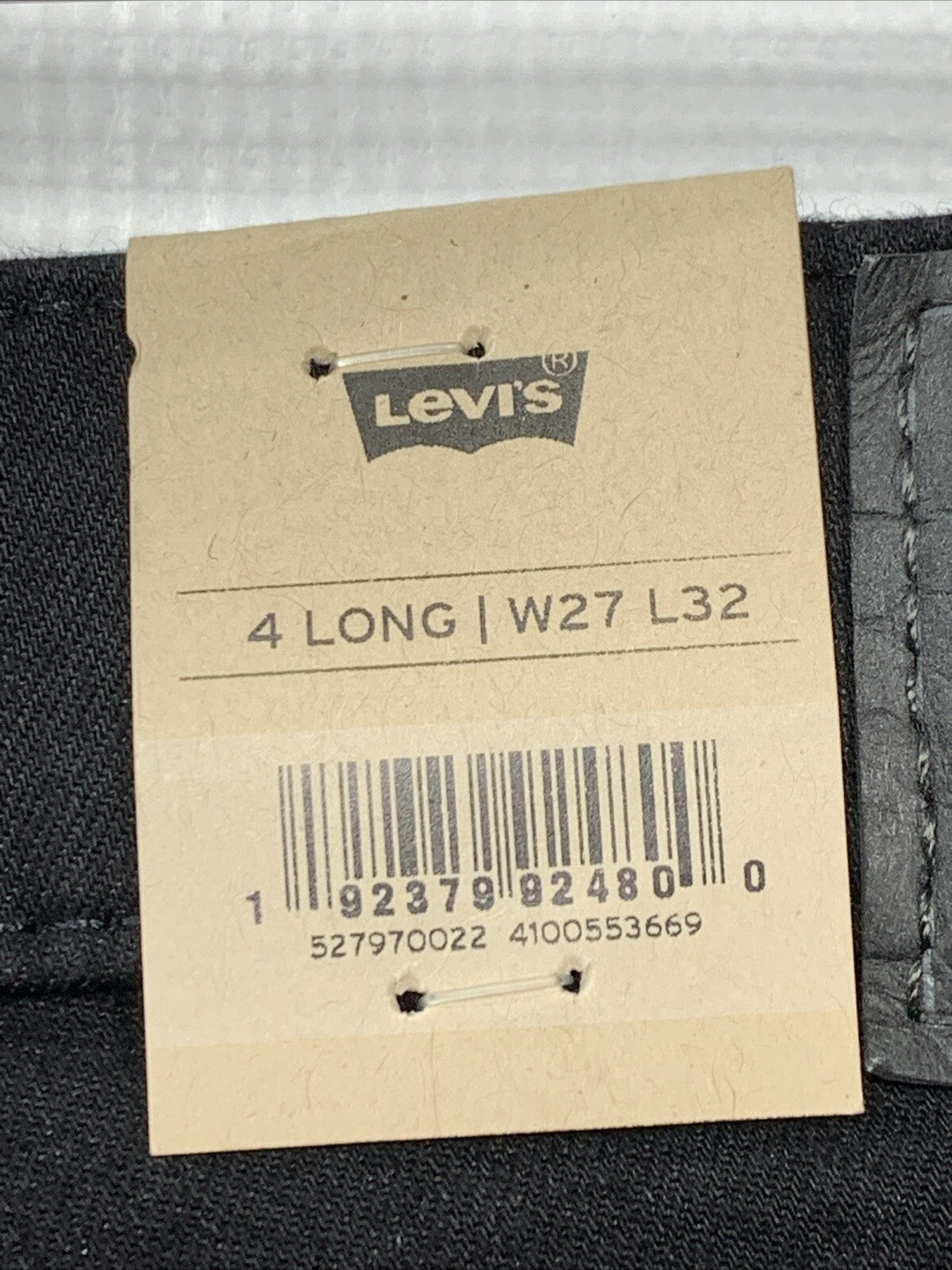 Levi's 720 High Rise Super Skinny Black Jeans 27x32 Long Leg Pants Hyperstretch