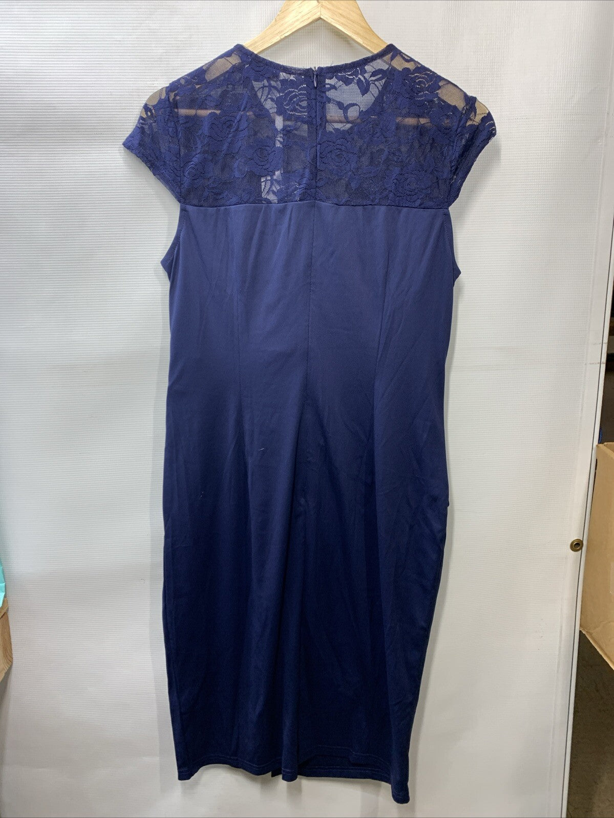 GRACE KARIN Sleeveless Lace Party Cocktail Dress Wrap Ruched Body Sleeveless L