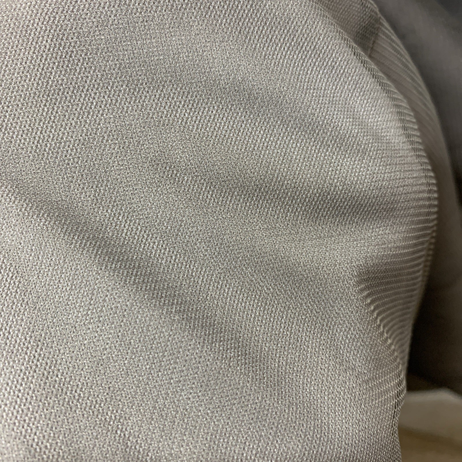 Adrianna Papell Women's Light Sliver Beaded Illusion Column Evening Gown Size 10