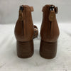 Gentle Souls by Kenneth Cole MYLA Heeled Sandal Brown GS24MYL02 Strappy Size 9.5