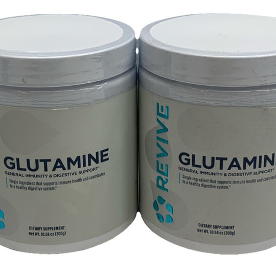 REVIVE MD Glutamine Powder Unflavored Immunity & Digestive Support - Lot Of 2
