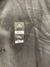 Van Heusen Black Button Up Stain Shield Big Fit Stretch Shirt Mens Size 22 34/35