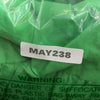 Trina Turk Women A Line Cotton Dress S Green Pull On V-neck Long Balloon Sleeve