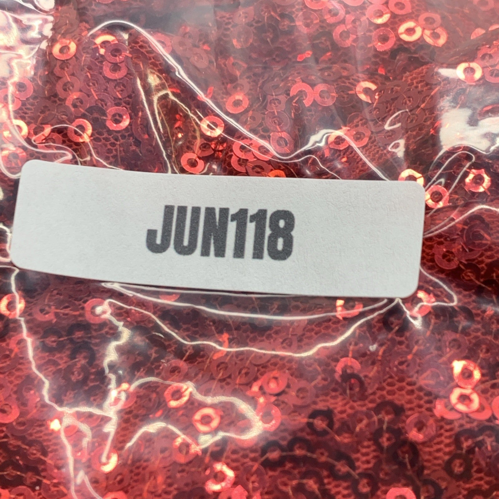 Kate Kasin Long V-Neck Sequined Sparkling Evening Bridesmaid Dress Size 14, Red