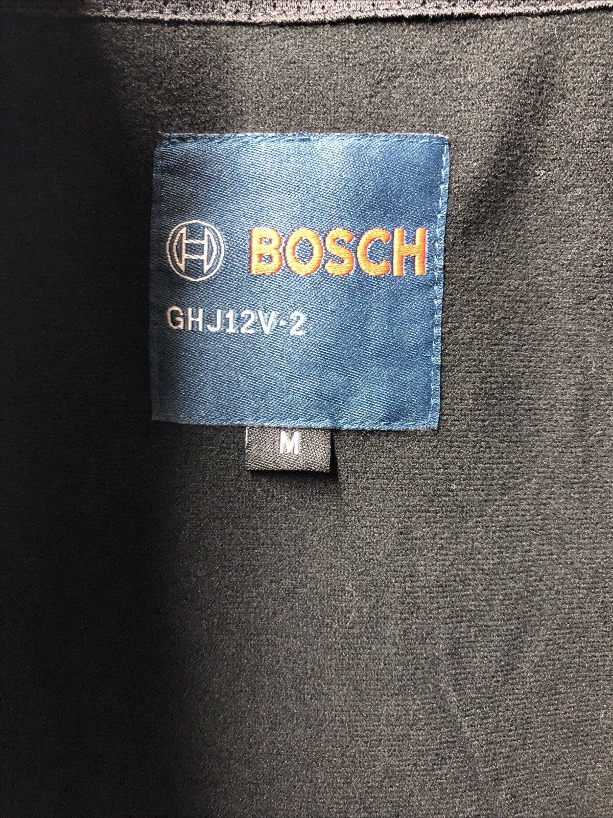 Bosch 12V Max Heated Jacket Battery & Charger GHJ12V-20 Medium Long Sleeve Black