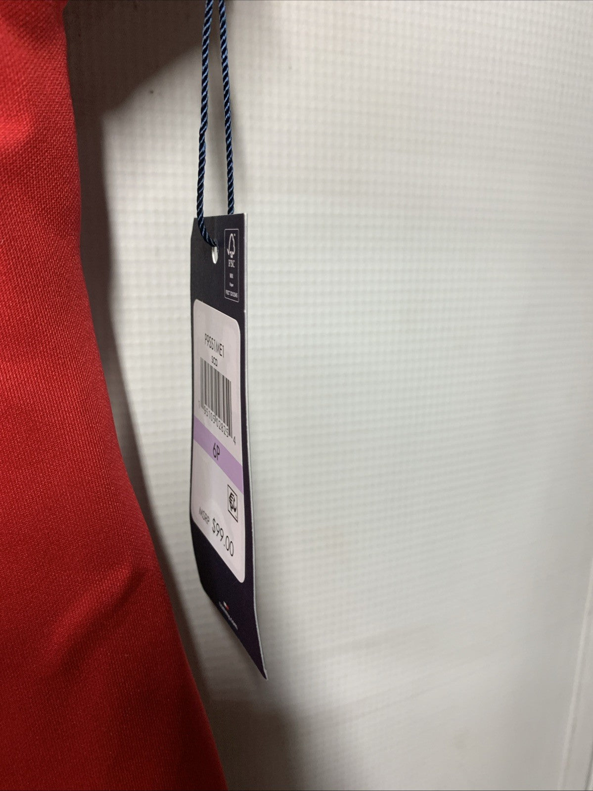 Tommy Hilfiger Casual Sheath Dress with Flutter Sleeves in Scarlet Red Size 6P