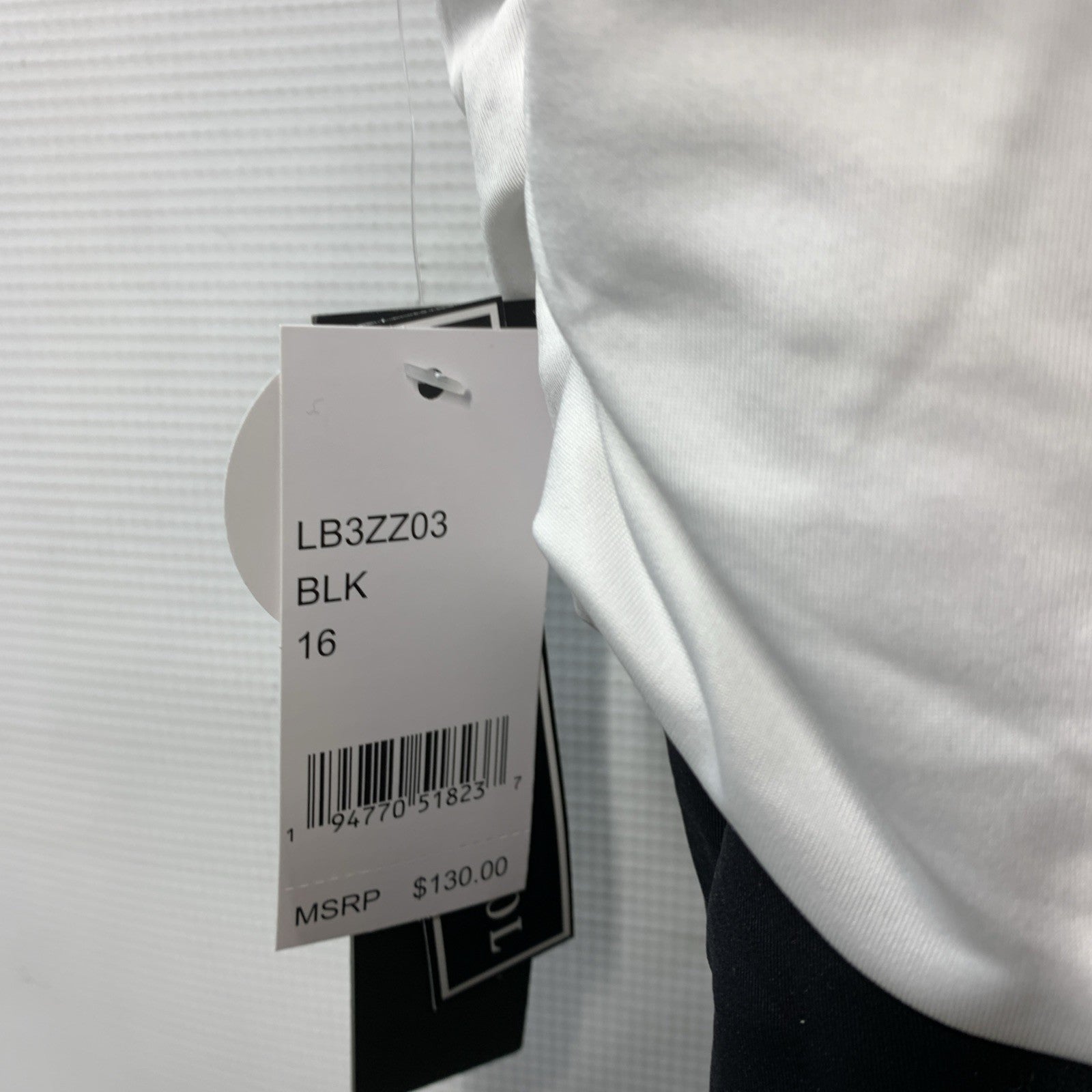 La Blanca One-Piece Women's Swimsuit Black & White LB3ZZ03 Size 16 Swimwear