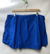 Hanna Nikole Womens Plus Size High Waisted Bathing Swim Suit Skirt Size 22W Blue
