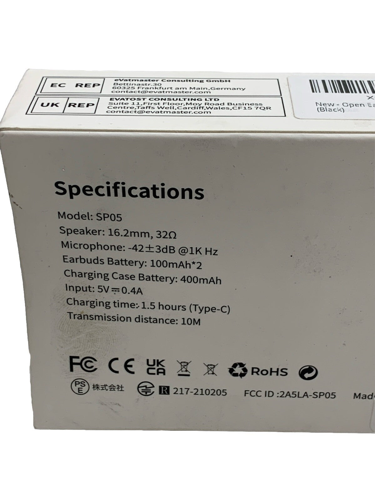 SP05 Headphones 16.2mm Trumpet Ultra Light-weight High Quality Sound 400mAh