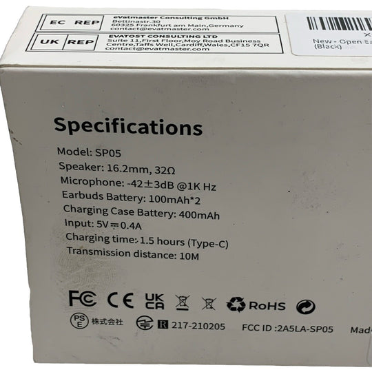 SP05 Headphones 16.2mm Trumpet Ultra Light-weight High Quality Sound 400mAh