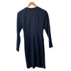 Navy blue Donna Morgan women's long sleeve dress, size 4, suitable for formal, business, or casual occasions.