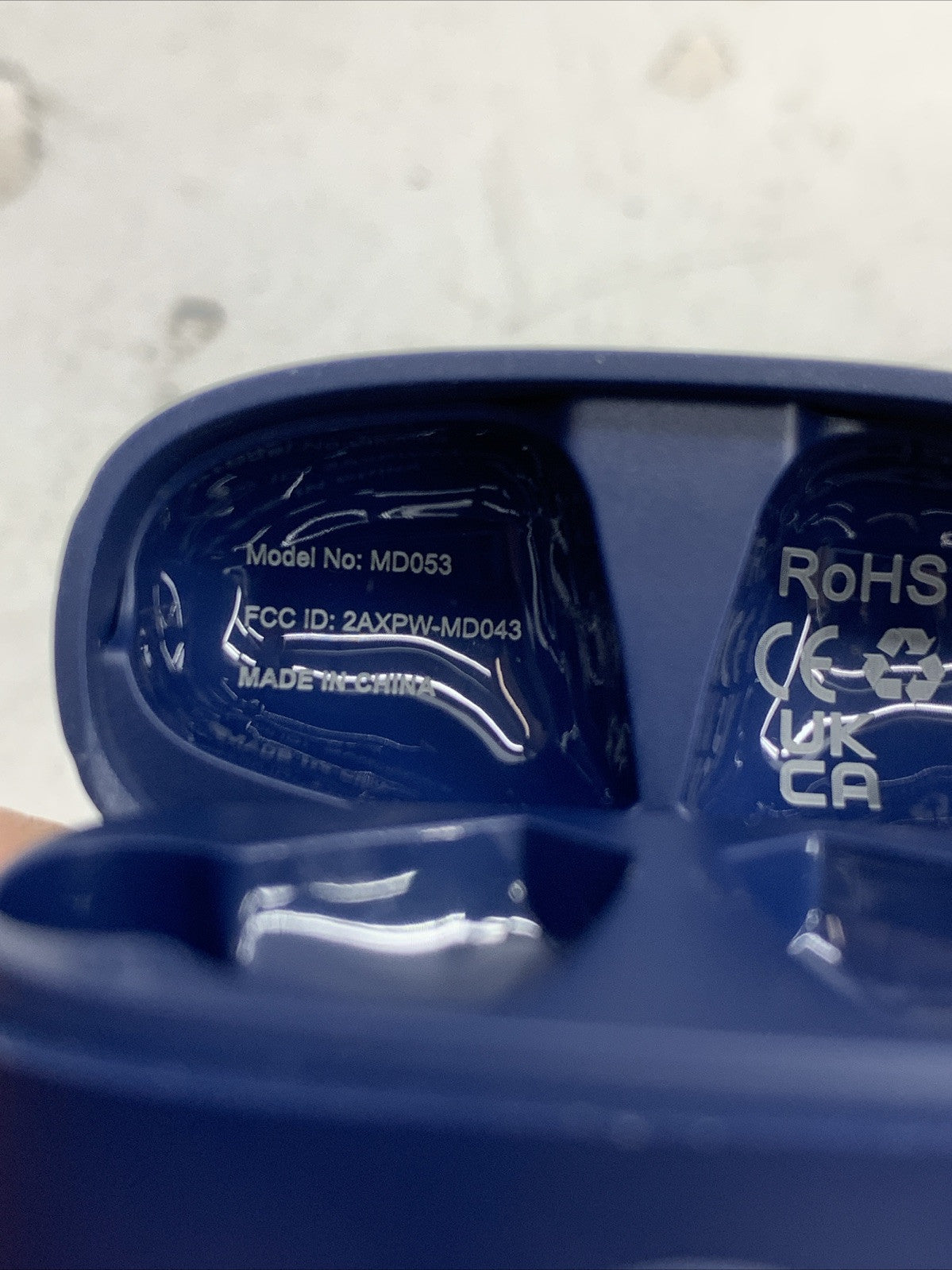 Rinsmola MD053 True Bluetooth Wireless Earbuds Deep Blue Waterproof Earphone