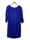 GRACE KARIN Womens Chiffon Flutter Sleeve Party Cocktail Dress Size 12 Blue