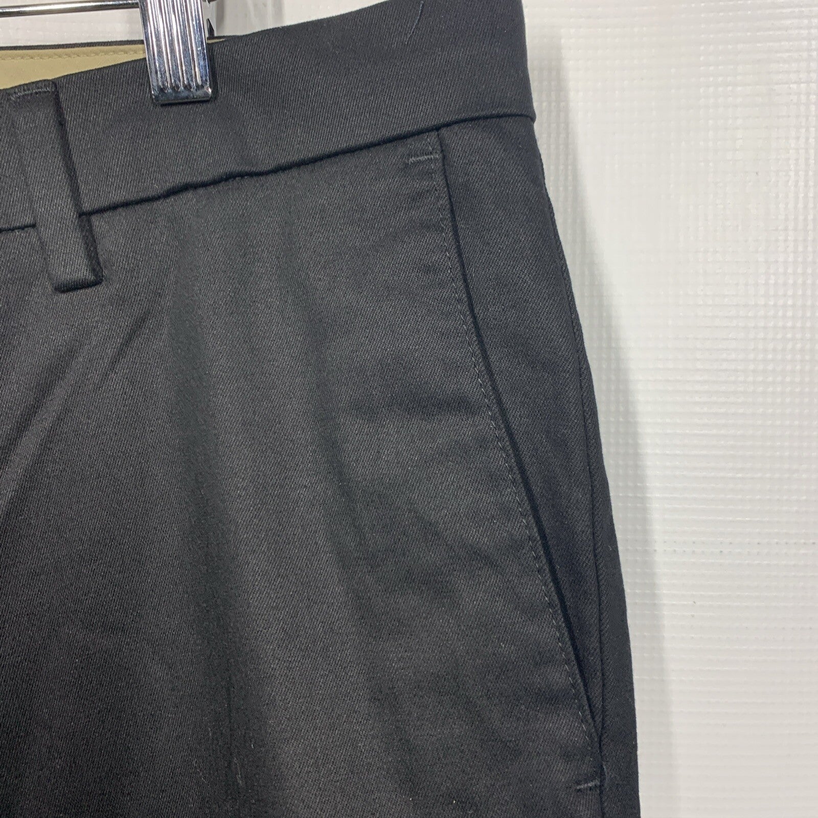 Dockers Signature Khaki Men's Pants Straight Fit Lux Cotton Stretch 38X29 Black