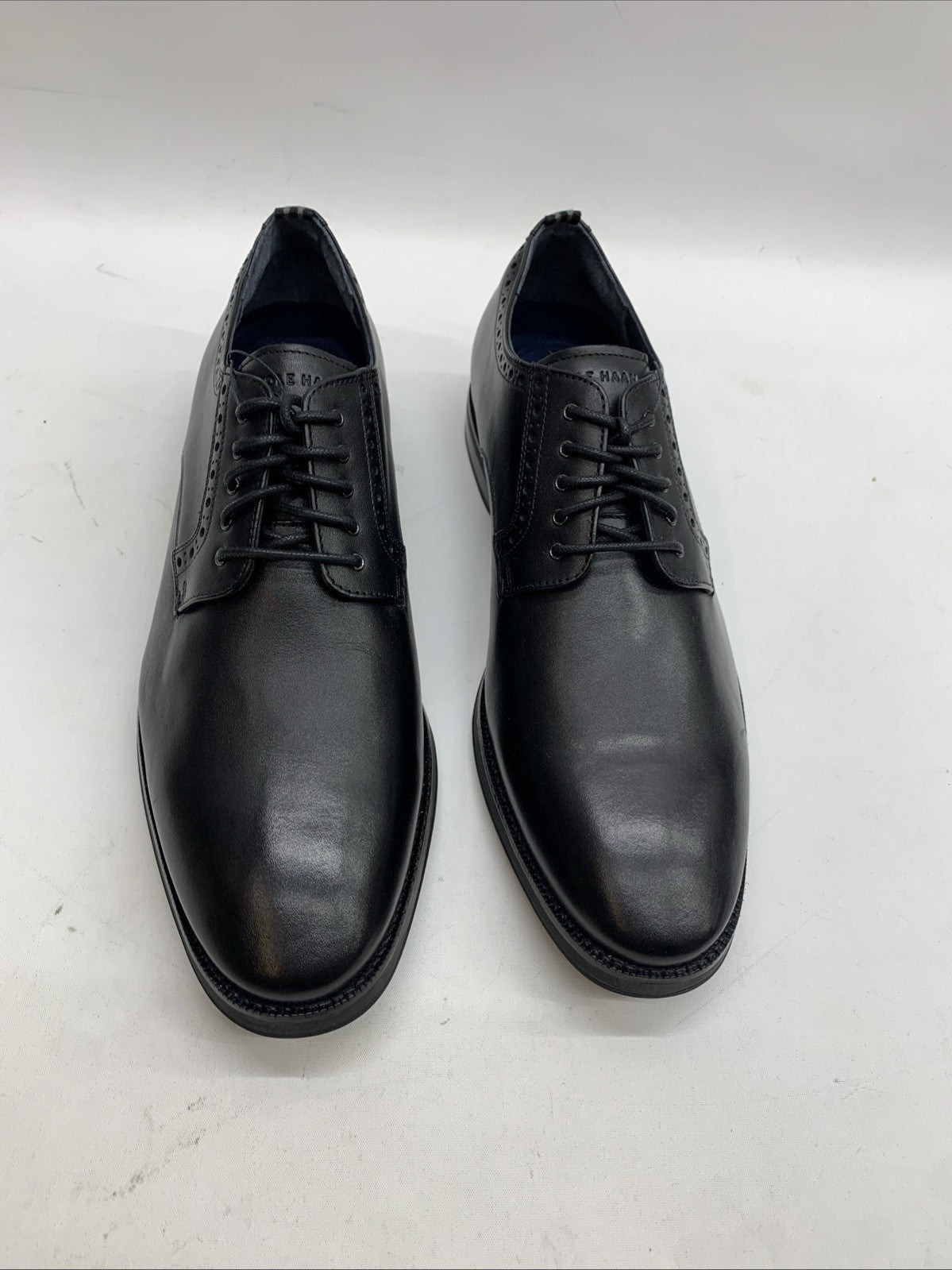 Cole Haan Men's Go-To Classic Plain Toe Oxford Size 9M Black Lace-up C30627