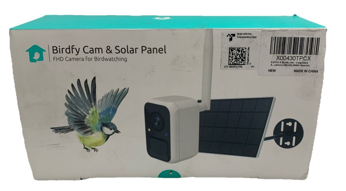 NETVUE Birdfy Cam & Solar Panel FHD Camera for Birdwatching Motion Detection