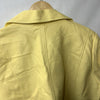 Levis Jacket Womens S Yellow Long Sleeve Moto Biker Cafe Racer Zip Coat LW1RU538