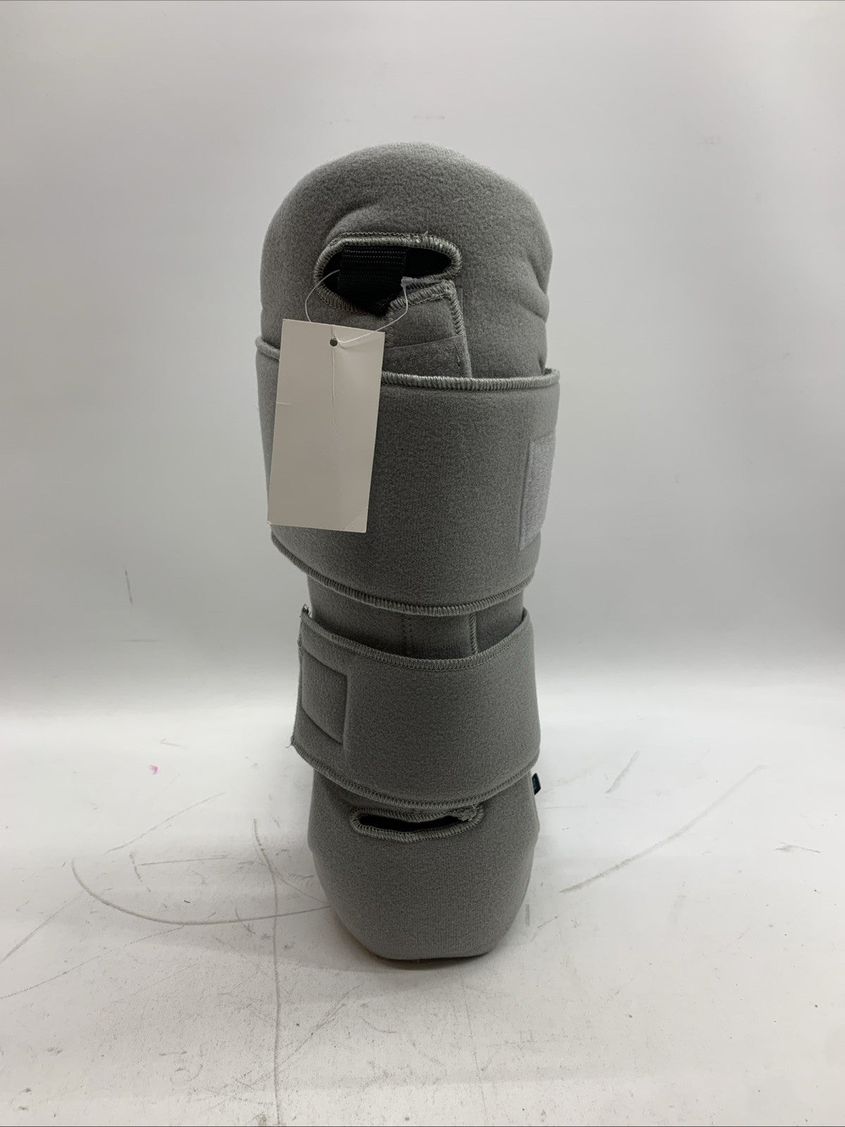 Leg Brace Support Splint Trigger Point Night Plus Stretch Wedges Soft Gray Large