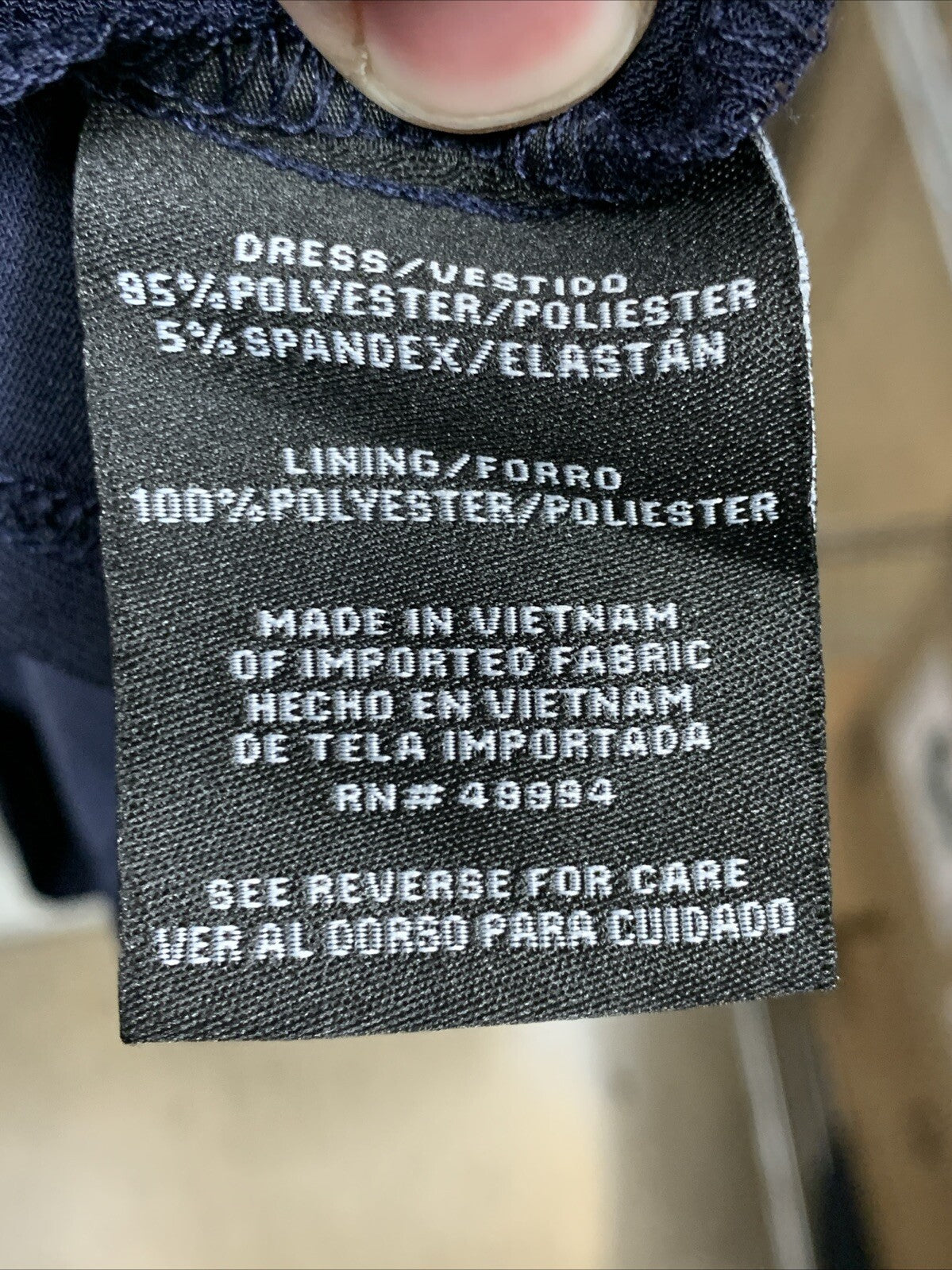 R&M Richards Short Mother of The Bride Formal Dress Size PXL Navy 8271P 2 Piece