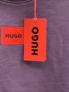 Hugo Boss Men's Diragol212 Purple Logo Crewneck Sweatshirt Large Long Sleeve