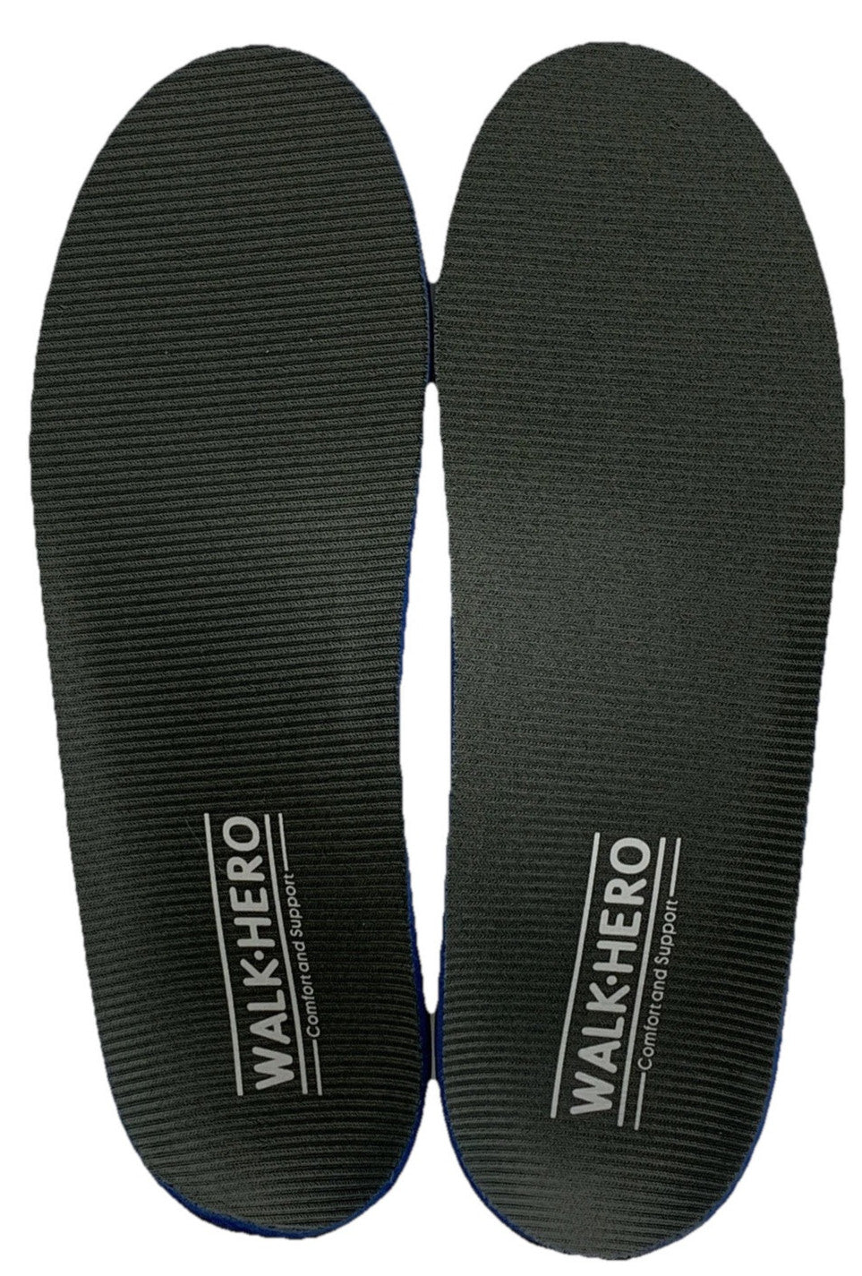 WALK-HERO Medical Orthotic Insoles, Size Men's 4-4 1/2, Women's 6-6 1/2, Grey