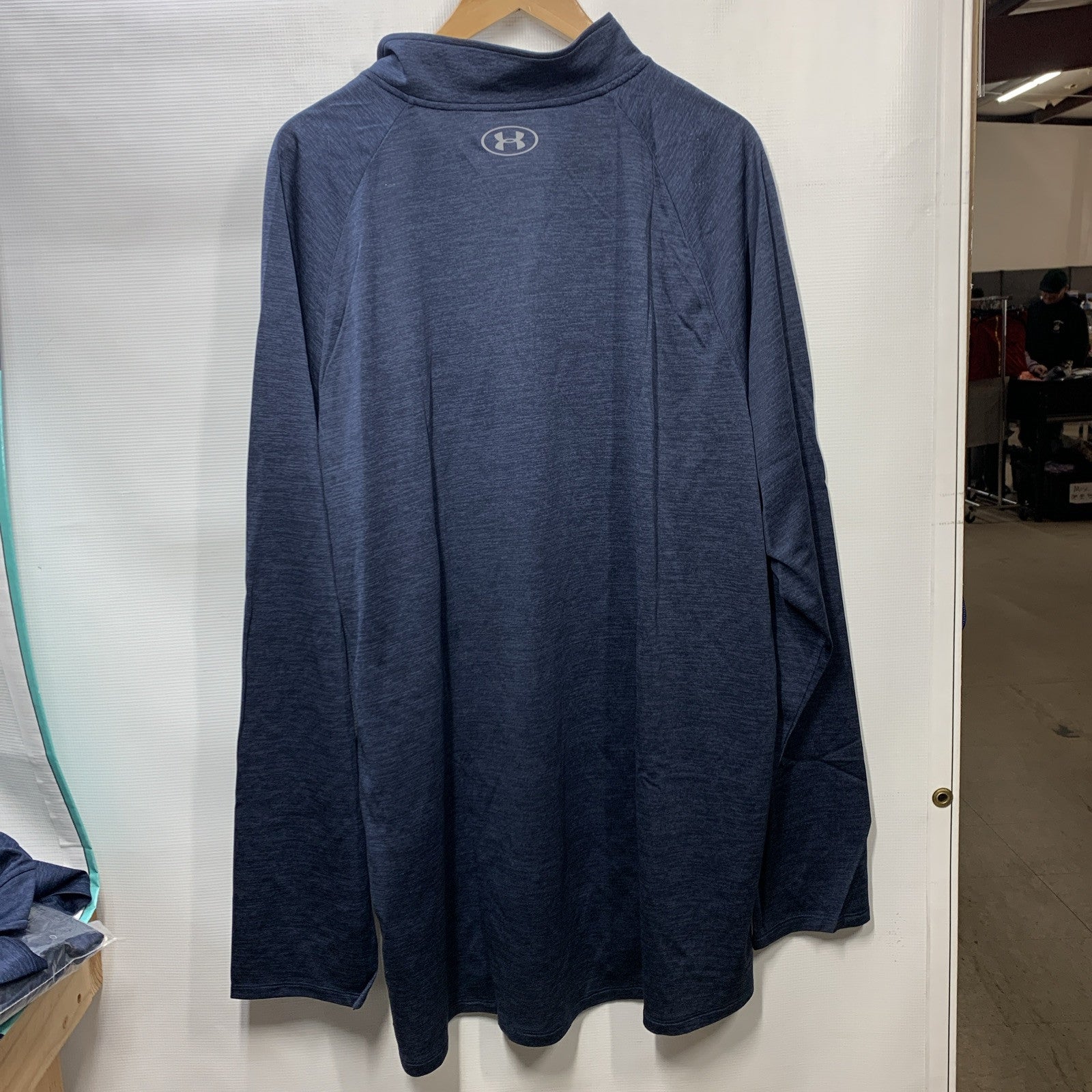 Under Armour Men's Tech 1/2 Zip Long Sleeve Shirt 4XLT 1328495 Navy Quick-Dry