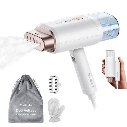 Steamer for Clothes 1200W Travel Steamer with Horizontal & Vertical Steaming 2