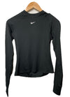 Nike Women's Victory Baselayer Dri-Fit Fitness Long Sleeve Top Size Small Black