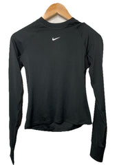 Nike Women's Victory Baselayer Dri-Fit Fitness Long Sleeve Top Size Small Black