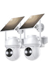 2pk WiFi Solar Camera Wireless Outdoor 2K Solar Battery Security Camera System