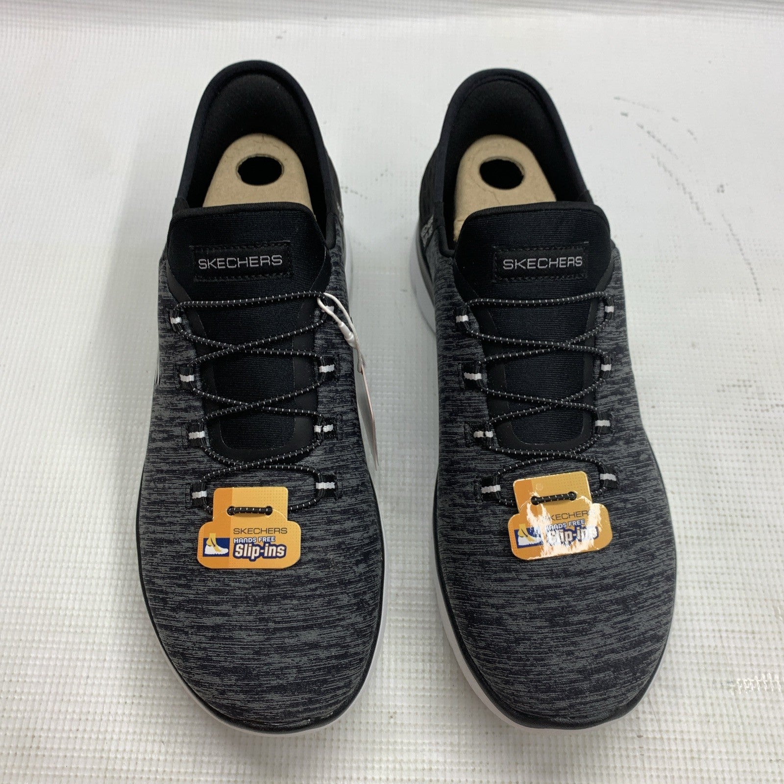 Skechers Women's Summits Dazzling Haze Slip-Ins Size 8.5 Black Low-top 1499378W
