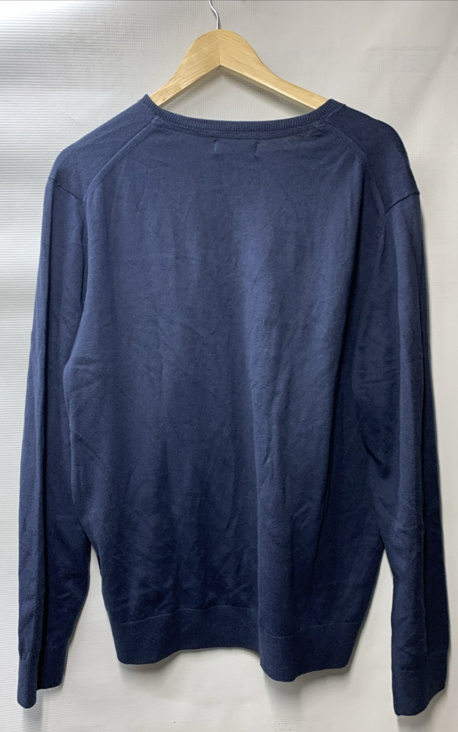 Nautica Men's Navtech Performance Classic-Fit Soft V-Neck Sweater Size XL Navy