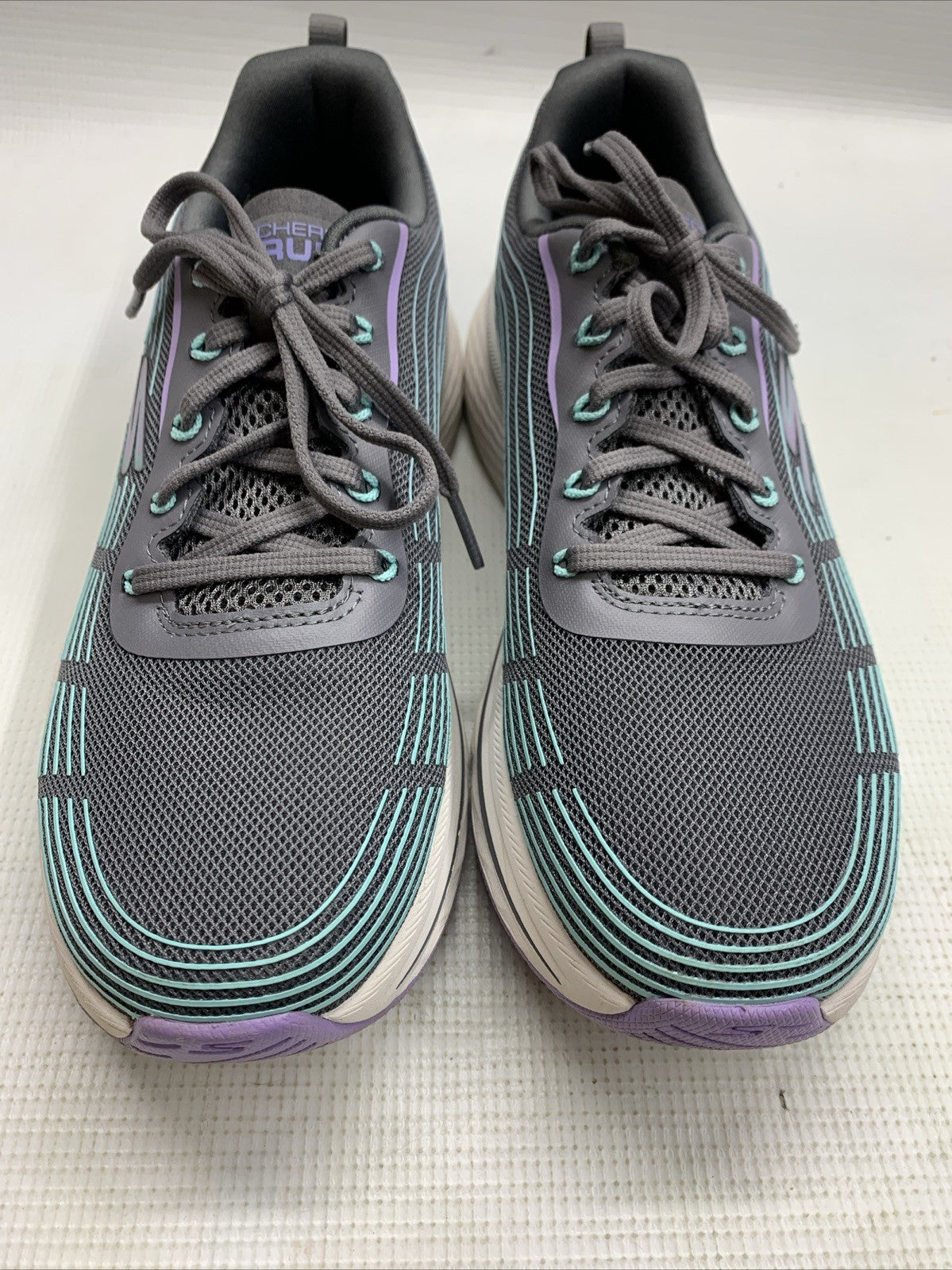 Skechers Max Cushioning Elite 2.0 Sneaker Women Size 9 Gray Copper Infused Shoes