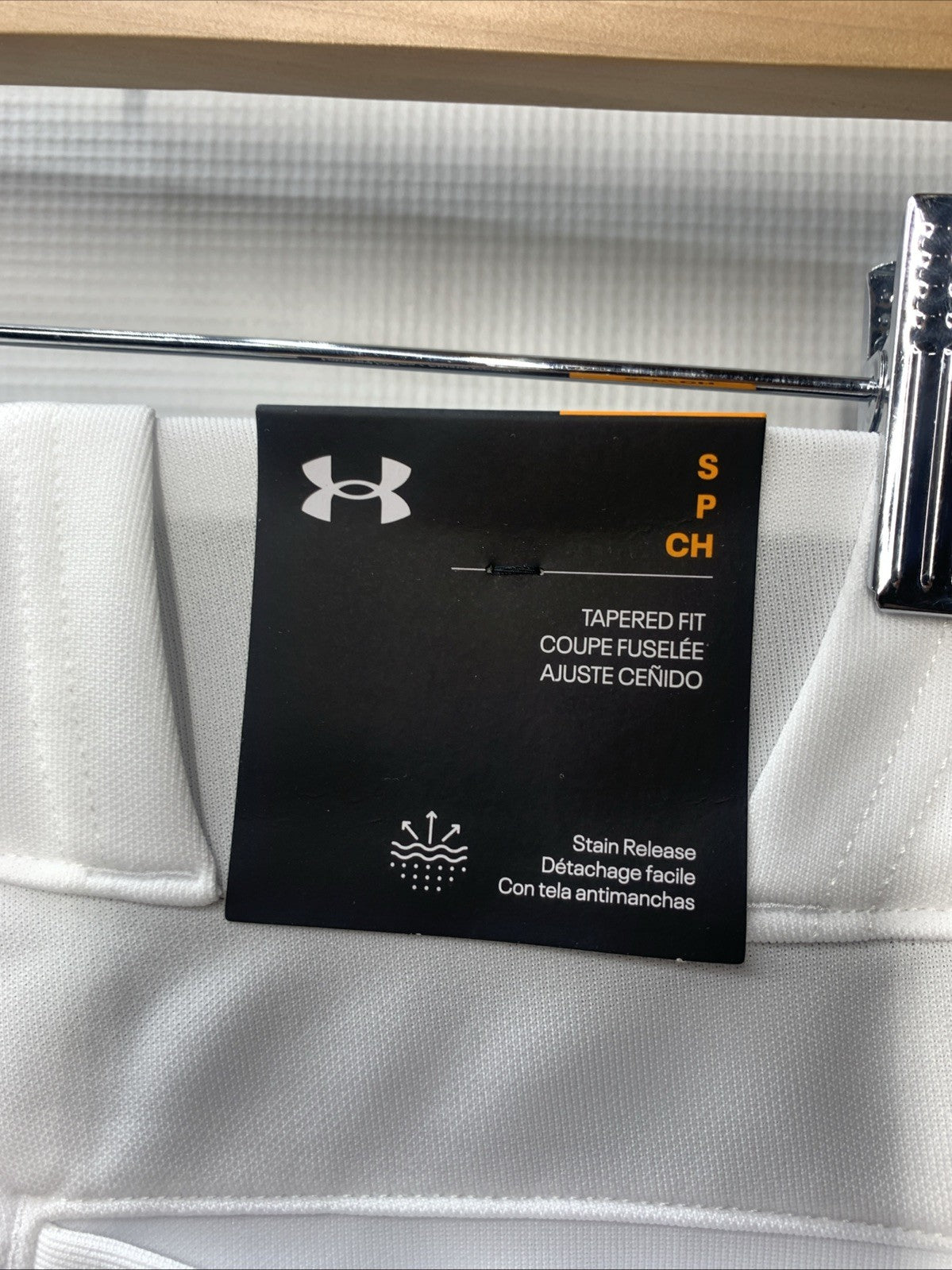 Under Armour Men's Utility Baseball Straight Leg Pant Pipe Size S White 1374374