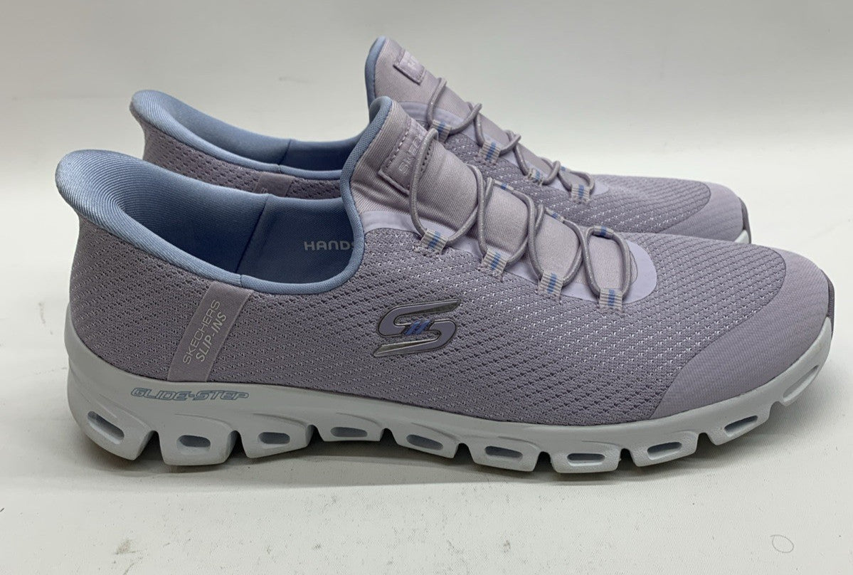 Skechers Women's Glide-Step-Pursuit Hands Free Slip-ins Sneaker Pull-On Lavender