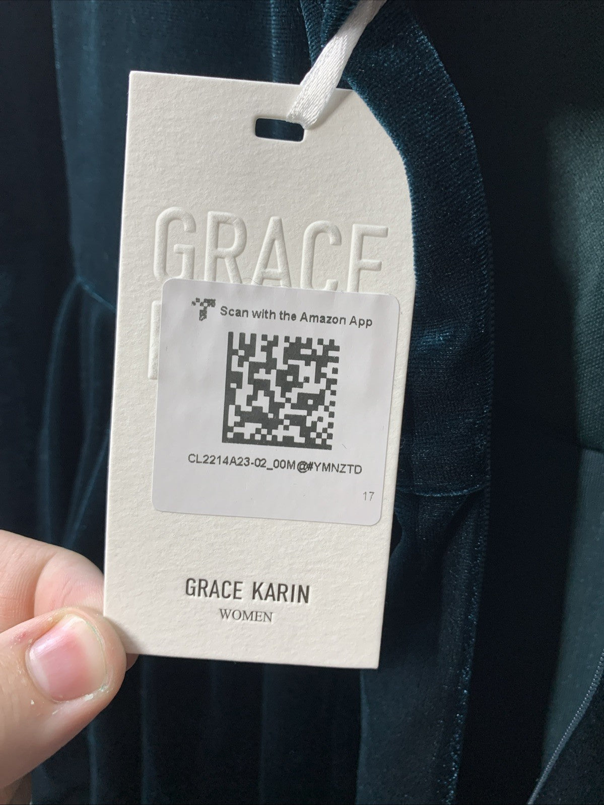 GRACE KARIN Womens Cowl Neck Long Formal Dresses Fall Velvet M Green Sleeveless