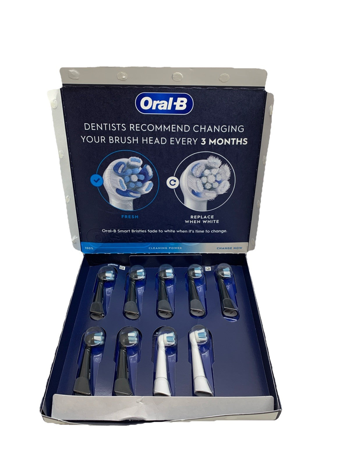 Oral-B iO Deep Clean Electric Toothbrush Replacement Toothbrush Head - 9 Pack