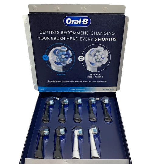 Oral-B iO Deep Clean Electric Toothbrush Replacement Toothbrush Head - 9 Pack