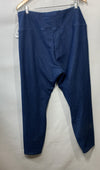 Hue Womens Legging Size XXL Furry Lined Stretch Denim Blue Pull On Plush Lined
