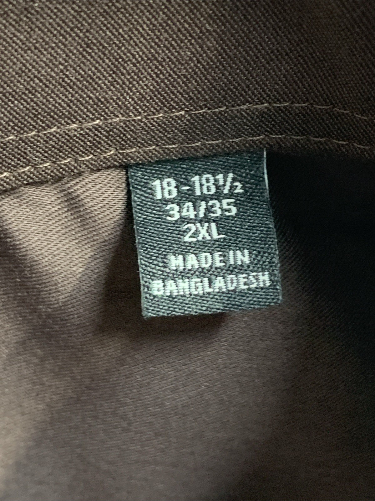 Van Heusen Men's Dress Shirt Slim Fit Flex Collar Stretch Solid 2XL Long Sleeve