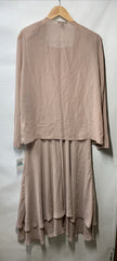 S.L. Fashions Women's Embellished Tiered Mother of The Bride Dress Two-Piece 16