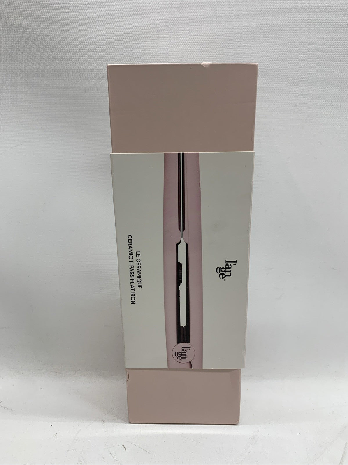 L'ANGE HAIR 2431 Le Ceramique 1-Pass Flat Iron Hair Straightener Fast Heating