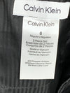Calvin Klein Mens Regular Blazer and Pants Set Black Size 8 Long Sleeve CTFDE22F