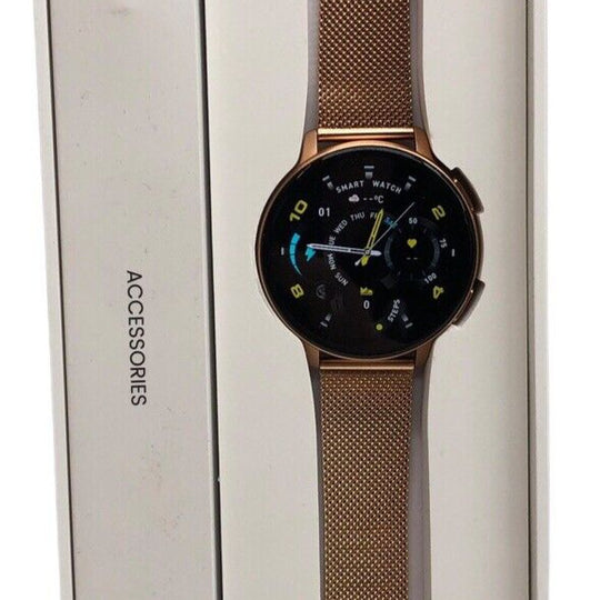 Btaxydg S53 Womens Pink Rose Gold IP68 Heart Rate Android/iOS Smartwatch 1.39