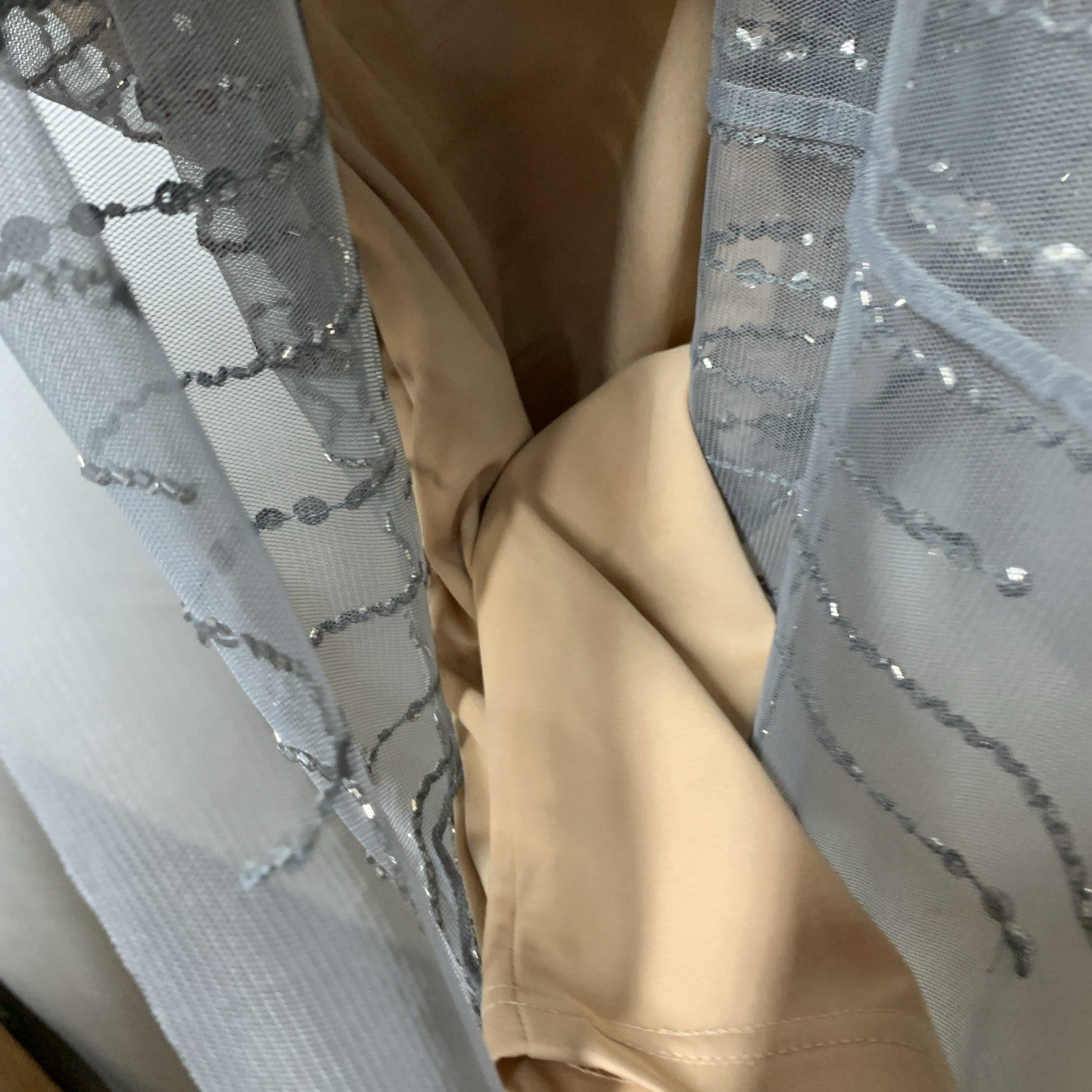 Adrianna Papell Womens Beaded Short Dress Party Cocktail Special Occasion Size 2