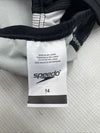 Speedo Quantum Fusion Splice Swimsuit Swimwear Onepiece for Women Black Size 14