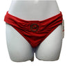 Michael Michael Kors Women’s Logo-Ring Bikini Bottoms Red Underwear Size Small