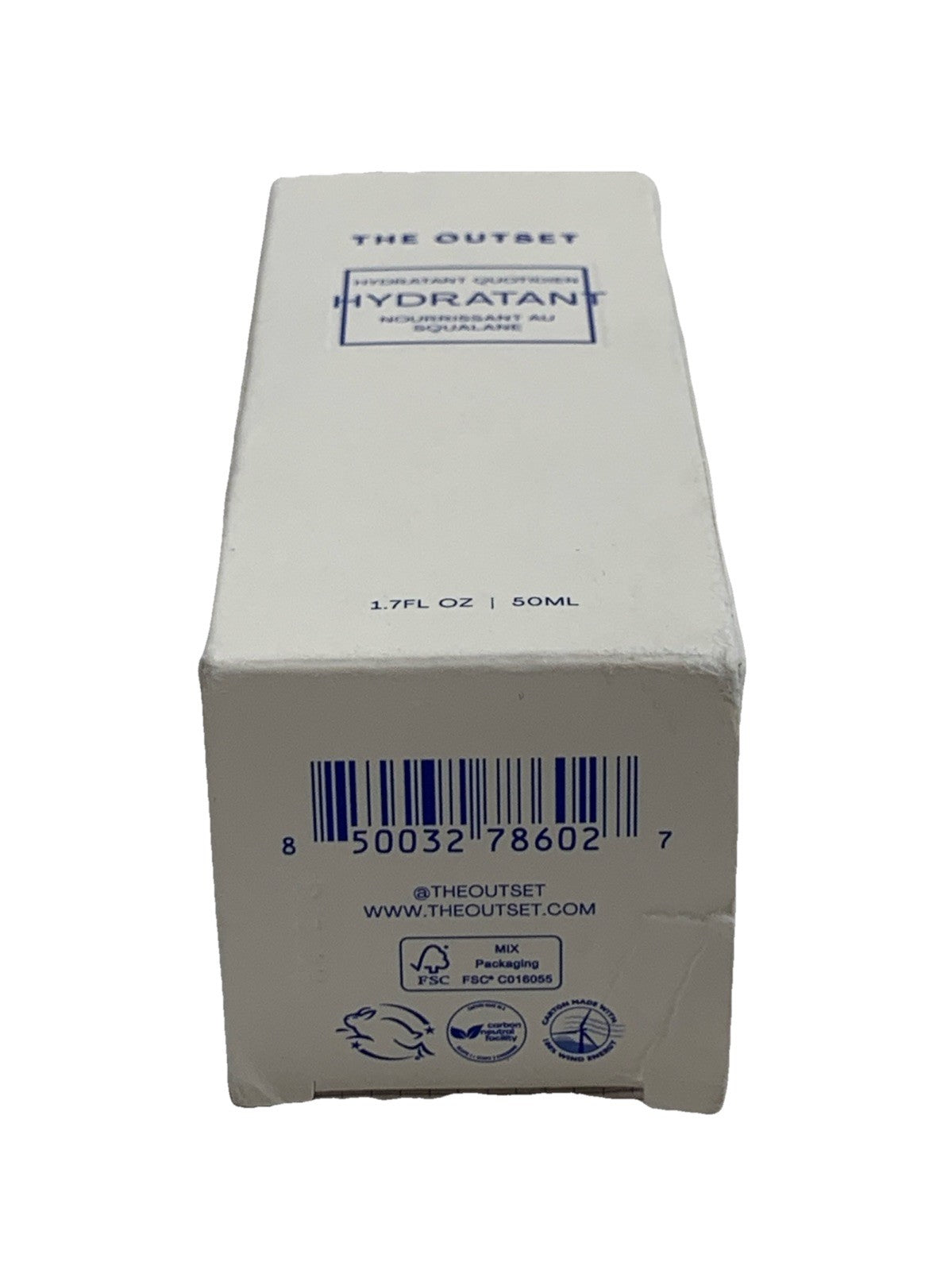 The Outset Nourishing Squalane Daily Moisturizer Gentle Fragrance Free 1.7 fl oz