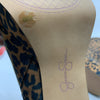 Jessica Simpson Women's Rexura Faux Suede Ankle Booties Leopard Print Size 8M